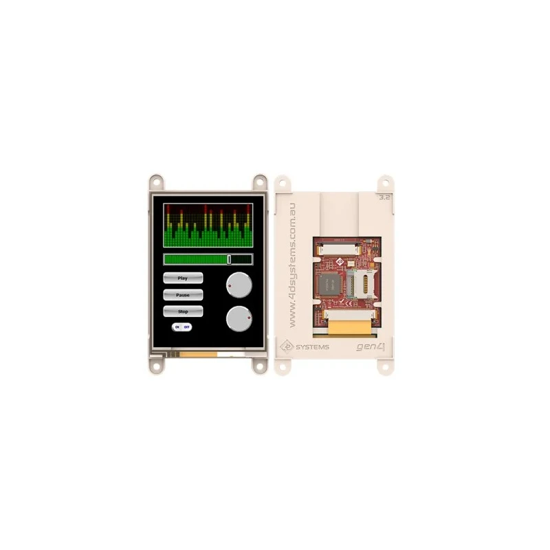 4D Systems LCD Display Module with Resistive Touch Screen 81.28 mm 240 x 320 Pixel gen4-uLCD-32PT-AR