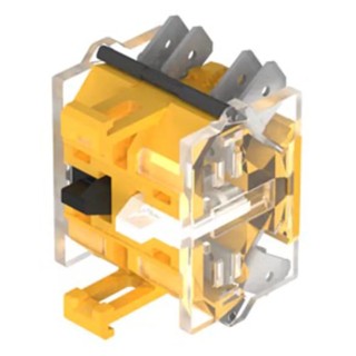 EAO Contact Block Modular Switch Contact Block 500V, 6A, SPDT, Quick Connect Terminals 704.905.3/D