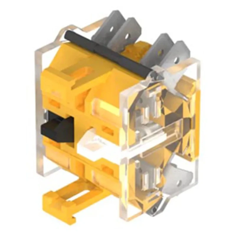 EAO Contact Block Modular Switch Contact Block 500V, 6A, SPDT, Quick Connect Terminals 704.905.3/D