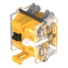 EAO Contact Block Modular Switch Contact Block 500V, 6A, SPDT, Quick Connect Terminals 704.905.3/D
