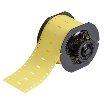Brady Yellow Cable Marker with Thermal Transfer Printed Polyether Polyurethane Material 75 mm Label Length B33-75x15-7643-YL