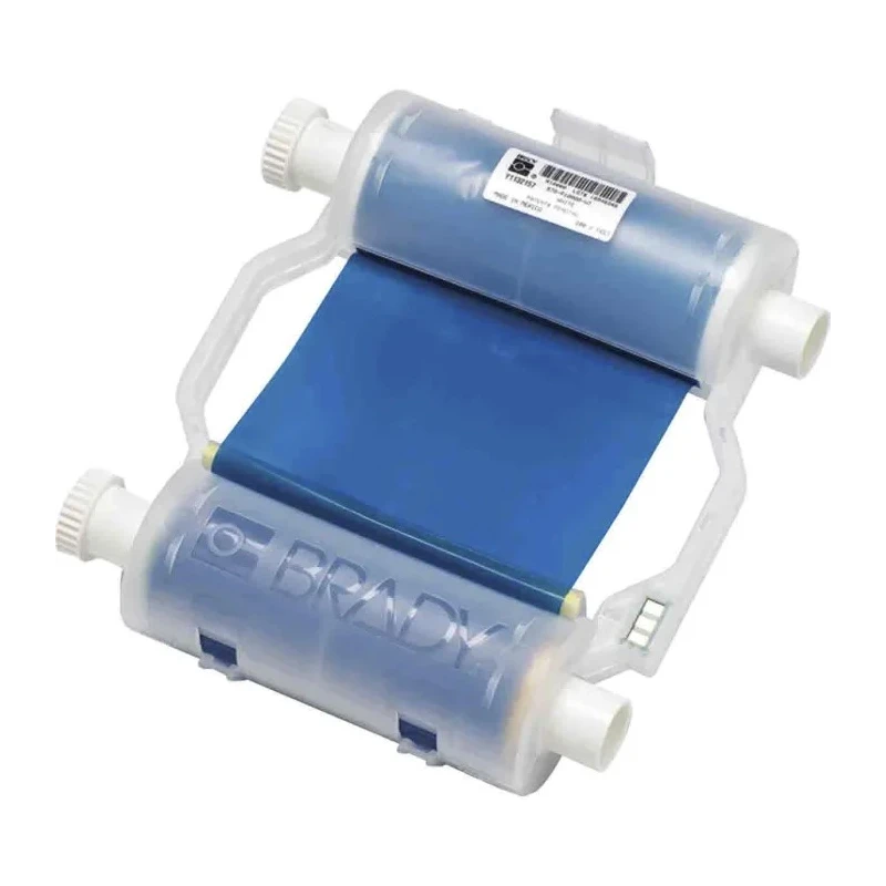 Brady Blue Label Printer Ribbon 110 mm Width Resin Material Compatible with B30 Series Printers B30-R10000-BL