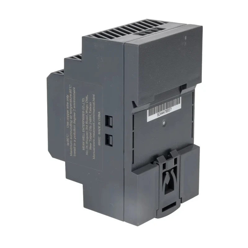 MEAN WELL DC/DC Converter 24V DC Output, 9-36V DC Input, 60W Power, DIN Rail Mount DDR-60G-24