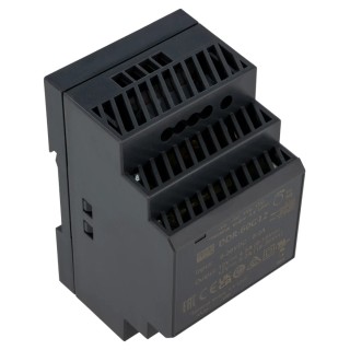 MEAN WELL DDR-60G-12 DC/DC Converter 24V Output, 9-36V DC Input, 12A, 60W, DIN Rail Mount DDR-60G-12