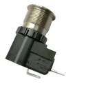 RS PRO Push Button Switch, Latching Operation, Panel Mount, 19.1 mm Cutout, SPST, IP67, 12 V dc 250 V ac 175-8065