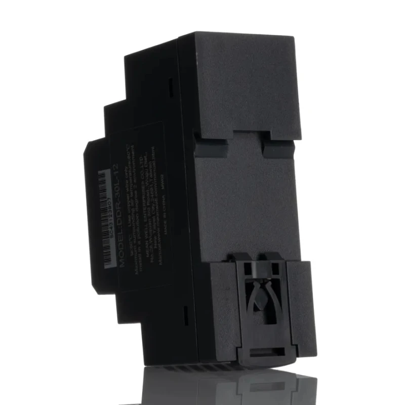 MEAN WELL DC/DC Converter , 12V DC Output, 18-75V DC Input, 6 A Output Current, 30W Power, DIN Rail Mount, Wide DDR-30L-12