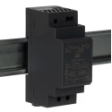 MEAN WELL DC/DC Converter, 5V DC Output, 9-36V DC Input, 6A Output Current, 30W Power, DIN Rail Mount, 85°C Max DDR-30G-5