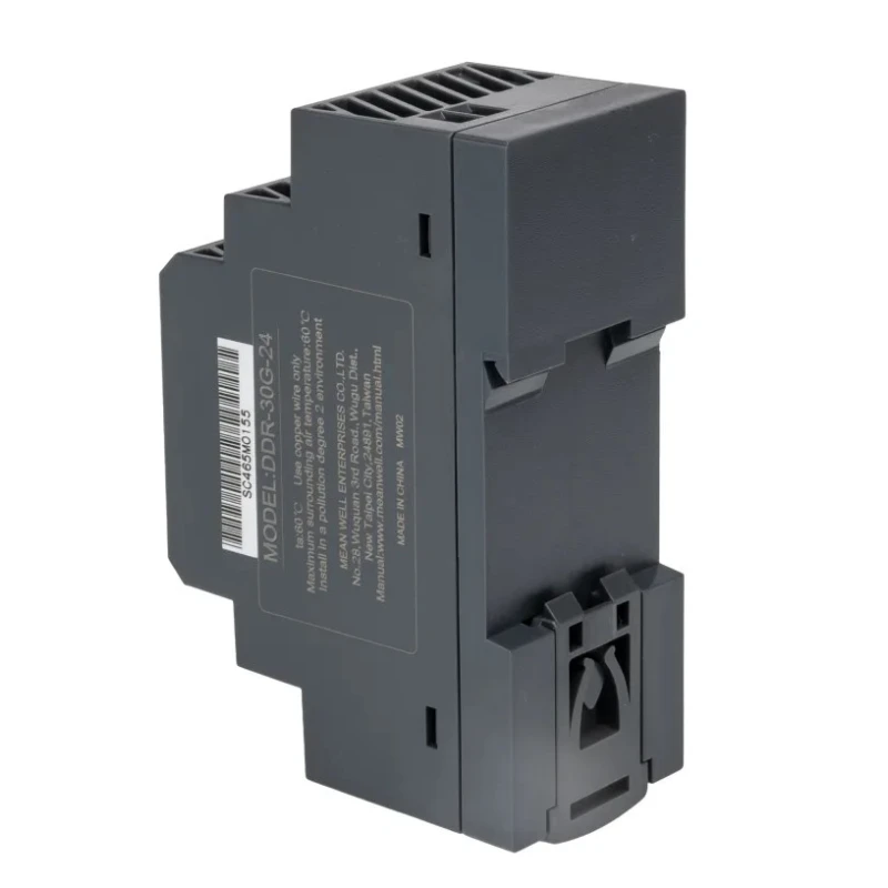 MEAN WELL DC/DC Converter , 24V DC Output, 9-36V DC Input, 6A Output Current, 30W Power, DIN Rail Mount, -40 to DDR-30G-24