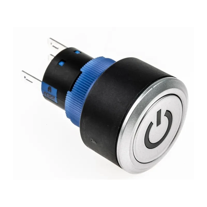 RS PRO Illuminated Momentary Push Button Switch Panel Mount SPDT White LED IP65 250V 3,5A 175-8251