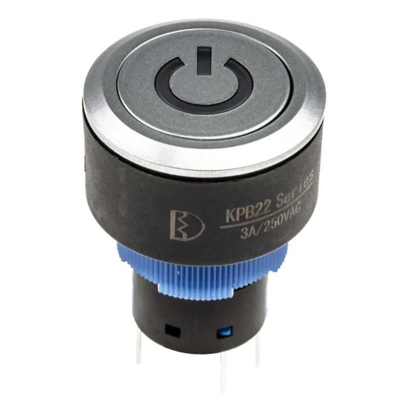 RS PRO Illuminated Momentary Push Button Switch Panel Mount SPDT White LED IP65 250V 3,5A 175-8251