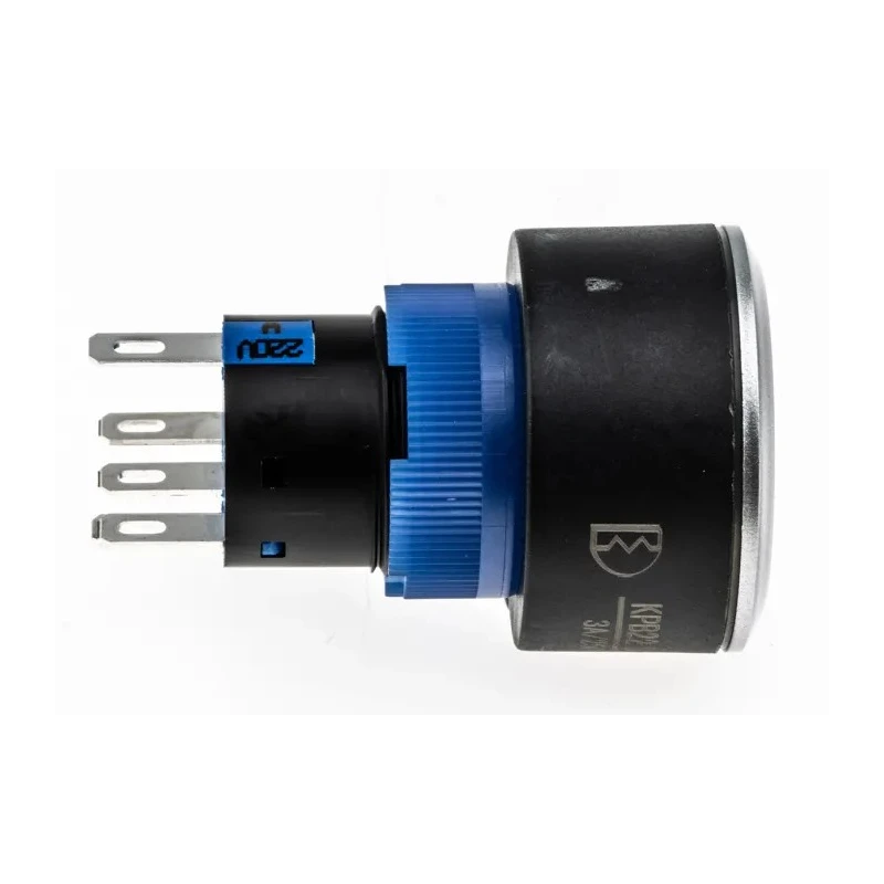 RS PRO Illuminated Momentary Push Button Switch Panel Mount SPDT White LED IP65 250V 3,5A 175-8251