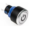 RS PRO Illuminated Momentary Push Button Switch, Panel Mount, 22.2 mm Cutout, SPDT, Green LED, IP65, 250 V AC 175-8257