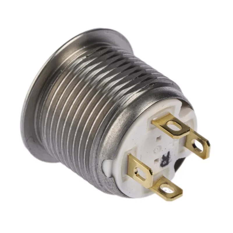 RS PRO Illuminated Momentary Push Button Switch, Panel Mount, 16 mm Cutout, SPST, Green LED, IP67, 36 V dc 175-8484