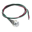 RS PRO Illuminated Push Button Switch Momentary Panel Mount SPST Red LED IP67 36 V dc 175-8511