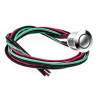 RS PRO Illuminated Momentary Push Button Switch, Panel Mount, 16 mm Cutout, SPST, Green LED, IP67, 36 V dc 175-8579