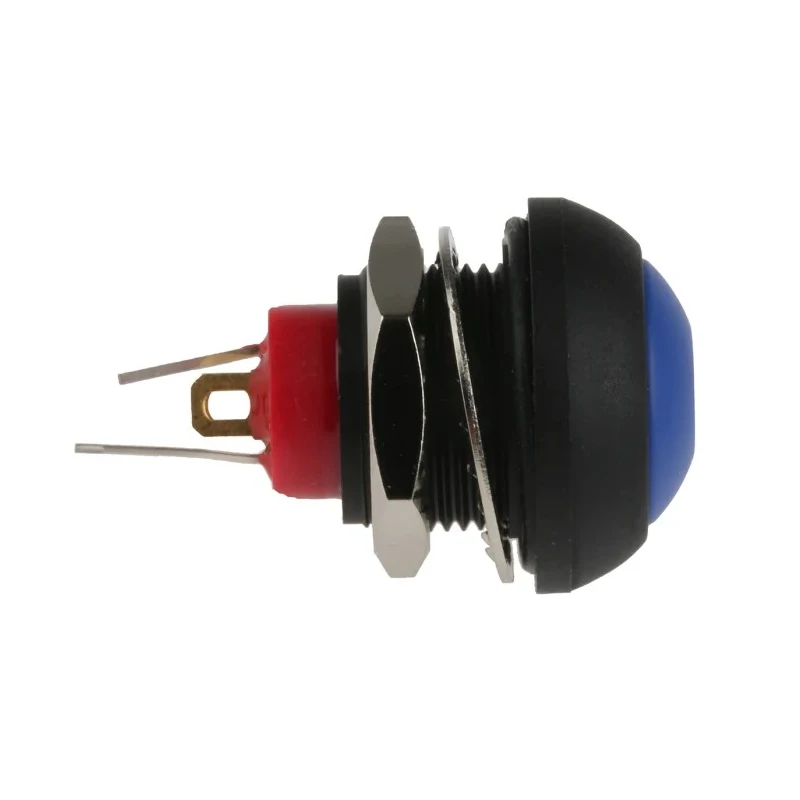 RS PRO Push Button Switch Momentary Panel Mount SPST IP67 36 V dc 13.6 mm Cutout 175-8664