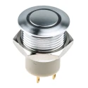 RS PRO Illuminated Push Button Switch Latching Panel Mount 16 mm Cutout SPST Blue LED IP67 36 V dc 175-9154
