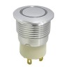RS PRO Illuminated Push Button Switch Latching SPST Panel Mount 16 mm Cutout Blue LED IP67 36V dc 175-9155