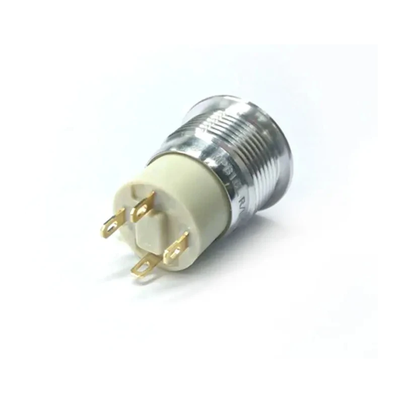 RS PRO Illuminated Push Button Switch Latching SPST Panel Mount 16 mm Cutout Blue LED IP67 36V dc 175-9155