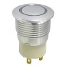 RS PRO Illuminated Latching Push Button Switch, Panel Mount, 16 mm Cutout, SPST, White LED, IP67, 36 V DC 175-9168