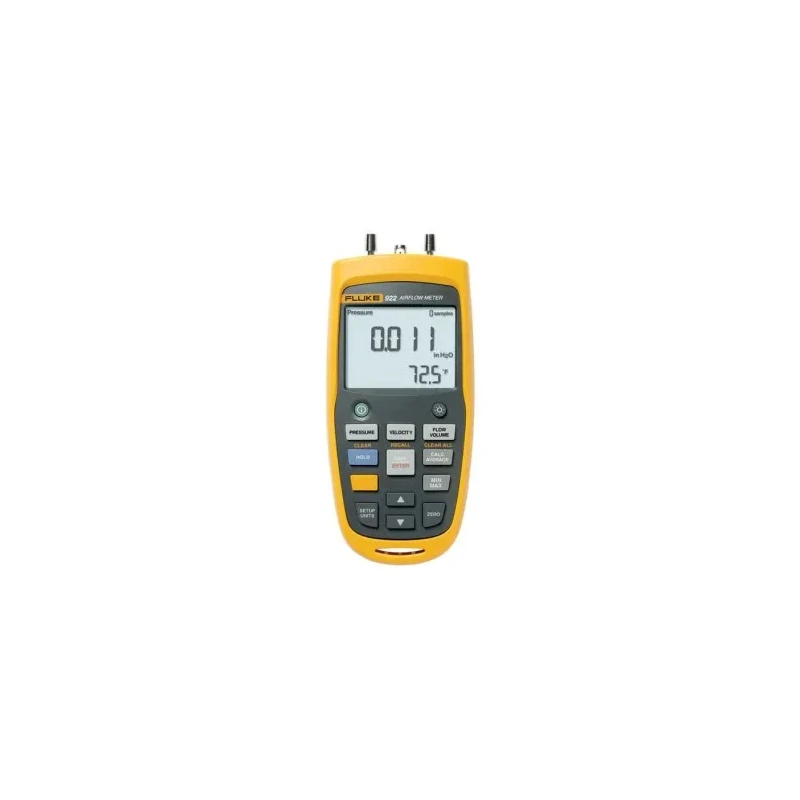 Fluke Digital Differential Manometer Kit, 2 Pressure Ports, Max Pressure 40 mbar, ±1% Accuracy, LCD Display FLUKE 922/KIT