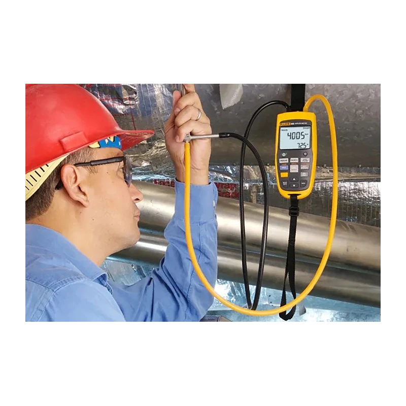 Fluke Digital Differential Manometer Kit, 2 Pressure Ports, Max Pressure 40 mbar, ±1% Accuracy, LCD Display FLUKE 922/KIT