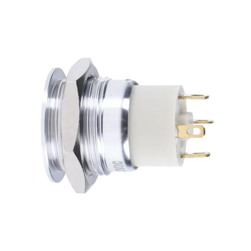 RS PRO Illuminated Push Button Switch Latching 16 mm Cutout SPST Green LED IP67 36 V dc 175-9160