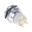 RS PRO Illuminated Push Button Switch Latching 16 mm Cutout SPST Green LED IP67 36 V dc 175-9160