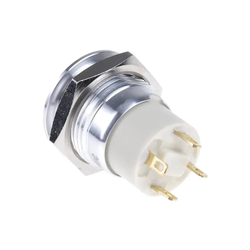 RS PRO Illuminated Push Button Switch Latching 16 mm Cutout SPST Green LED IP67 36 V dc 175-9160