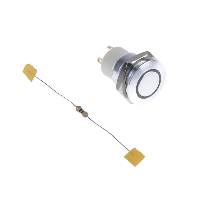 RS PRO Illuminated Push Button Switch Latching 16 mm Cutout SPST Green LED IP67 36 V dc 175-9160