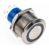 RS PRO Illuminated Momentary Push Button Switch, Panel Mount, 22.2 mm Cutout, DPDT, Red LED, IP67, 250 V AC 175-9234