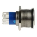 RS PRO Illuminated Momentary Push Button Switch Panel Mount DPDT Red LED IP67 250V 3,5A 175-9239