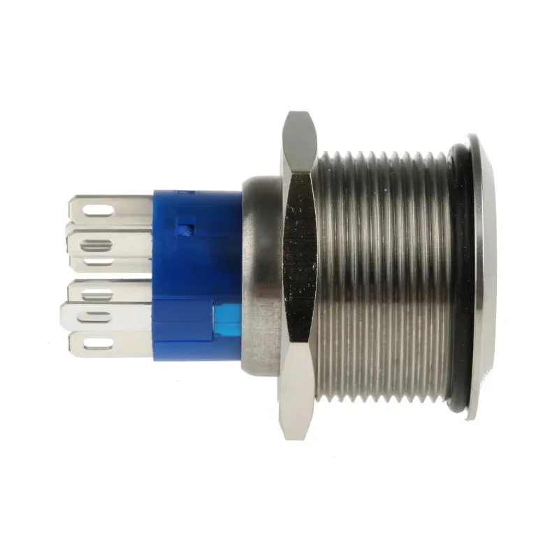RS PRO Illuminated Momentary Push Button Switch Panel Mount DPDT Red LED IP67 250V 3,5A 175-9239