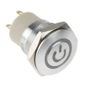 RS PRO Illuminated Push Button Switch Latching Panel Mount 16 mm Cutout SPST Green Red LED IP67 36 V dc 175-9290