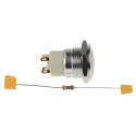 RS PRO Illuminated Push Button Switch Latching Panel Mount 16 mm Cutout SPST Green Red LED IP67 36 V dc 175-9290