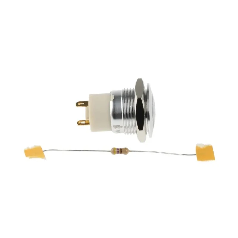 RS PRO Illuminated Push Button Switch Latching SPST Red LED 16 mm Cutout Panel Mount IP67 36 V dc 175-9303