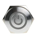 RS PRO Illuminated Push Button Switch Latching SPST Red LED 16 mm Cutout Panel Mount IP67 36 V dc 175-9303