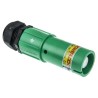 ITT Cannon Veam Powerlock IP67 Green Cable Mount 1P Straight Industrial Power Connector 400A 1kV NLS-E-GN-S120-M40A
