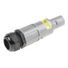 ITT Cannon Industrial Power Connector 1 Pole, Rated at 400A, 1kV, Cable Mount, IP65/IP67, Grey NLDFT-3-GY-L-S120-M40A