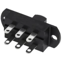 C & K Panel Slide Switch DPDT 12A Nylon S602031SS03Q