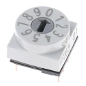Hartmann Rotary Coded DIP Switch PT65101 with 150mA @ 24Vdc Contact Rating, Gold Plated Contacts PT65101