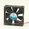 RS PRO Axial Fan 12V DC 68 m³/h Airflow 1.8 W Power 180 mA Max IP55 80mm x 80mm x 25mm IP55