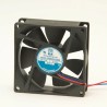 RS PRO Axial Fan 12V DC 68 m³/h Airflow 1.8 W Power 180 mA Max IP55 80mm x 80mm x 25mm IP55