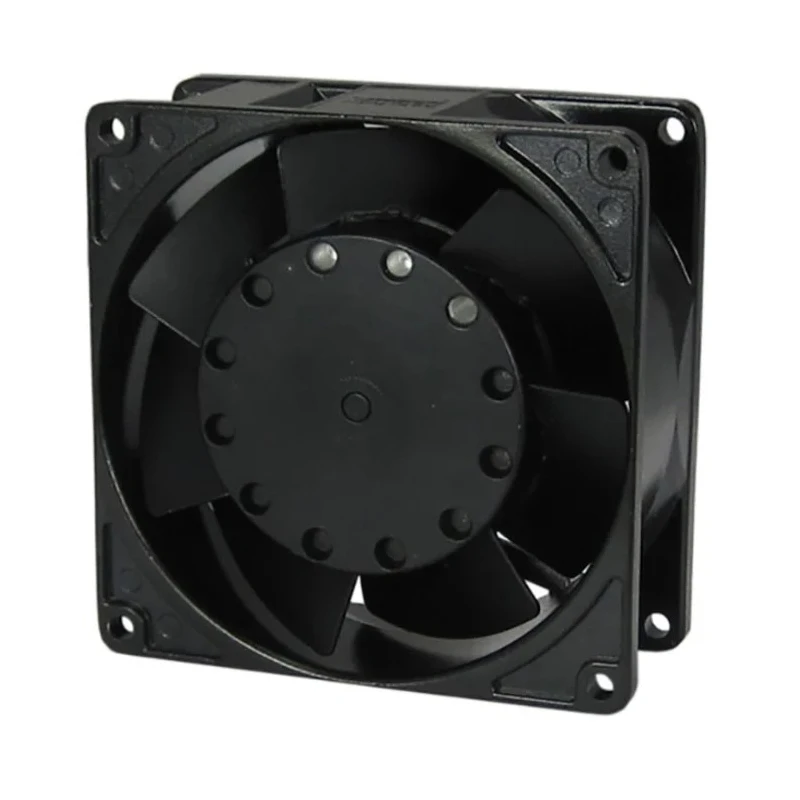 RS PRO AC Axial Fan, 230V AC, 13 W Power, 56 m³/h Air Flow, IP55 Protection, 80 mm Square Frame, Ball Bearing IP55