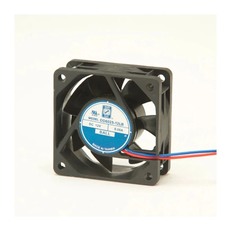 RS PRO 12V DC Axial Fan 40.8 m³/h Air Flow 2.8 W 230 mA IP55 60 mm Frame IP55