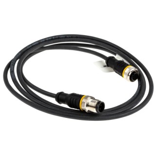 Turck Sensor Actuator Cable M12 3-Pin Female to M12 3-Pin Male Polyurethane Jacket 1.5m RKC8.302T-1.5-RSC4T/TXL320