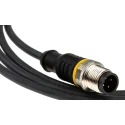 Turck Sensor Actuator Cable M12 3-Pin Female to M12 3-Pin Male Polyurethane Jacket 1.5m RKC8.302T-1.5-RSC4T/TXL320