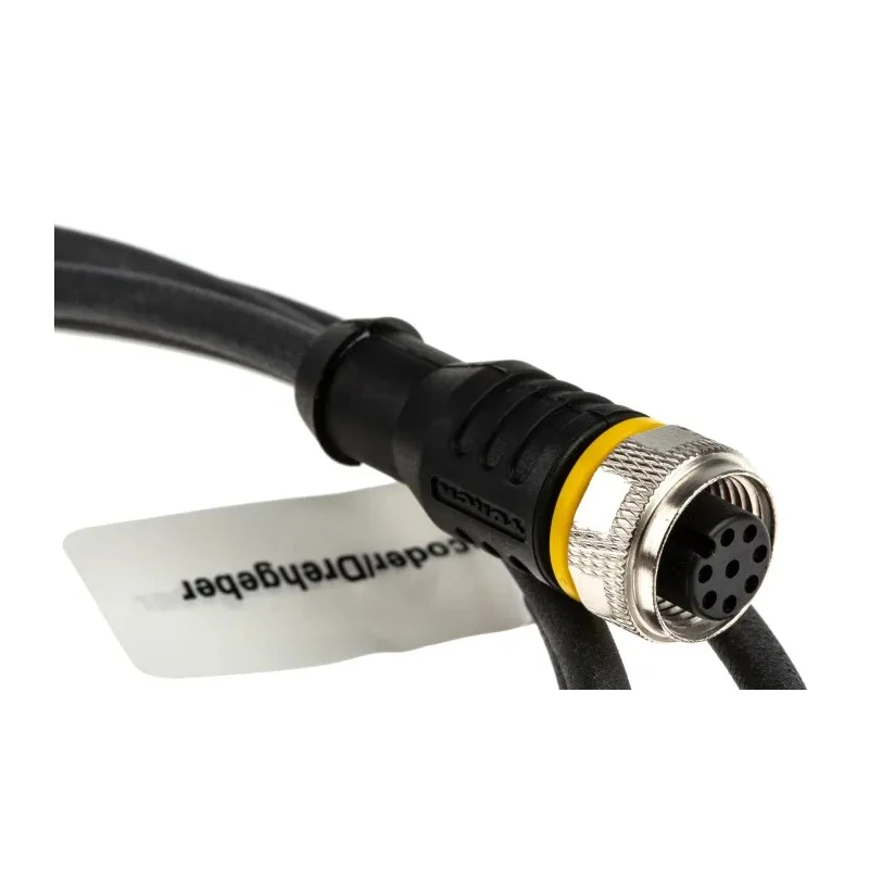 Turck Sensor Actuator Cable M12 3-Pin Female to M12 3-Pin Male Polyurethane Jacket 1.5m RKC8.302T-1.5-RSC4T/TXL320