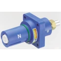 ITT Cannon Industrial Power Connector Panel Mount 660A 1kV IP65 IP67 Veam Powerlock NPDFT-N-BL-L-T6