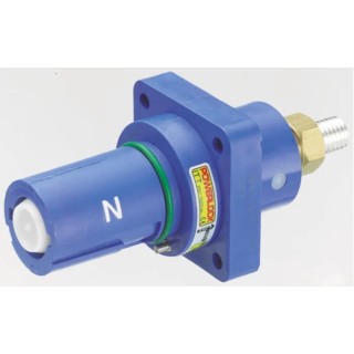 ITT Cannon Industrial Power Connector Panel Mount 660A 1kV IP65 IP67 Veam Powerlock NPDFT-N-BL-L-T6